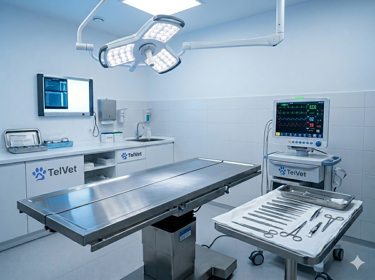 Equipo y suministros para hospitales veterinarios — quirófano TelVet